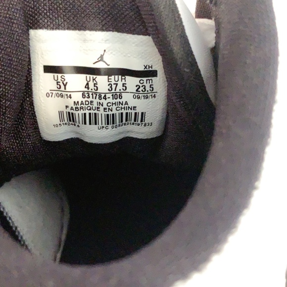 Original Nike Air Jordan 1 Flight 2 BG ( white-ice blue) - Picture 8 of 11